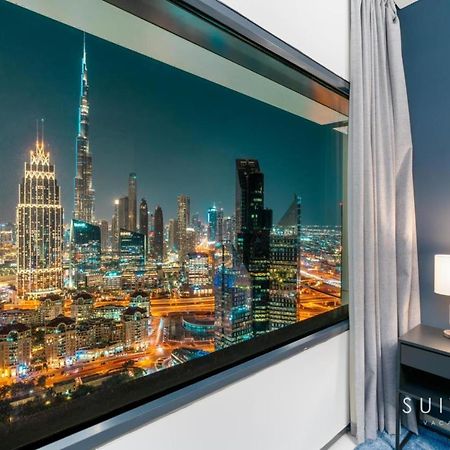 Breathtaking Panoramic Burj Khalifa Skyline View Suite Дубай Экстерьер фото