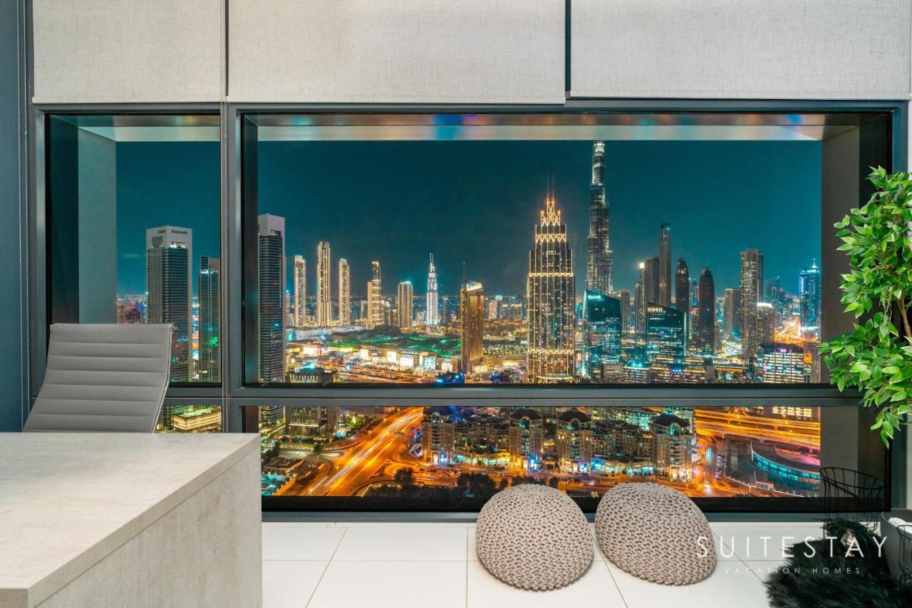 Breathtaking Panoramic Burj Khalifa Skyline View Suite Дубай Экстерьер фото