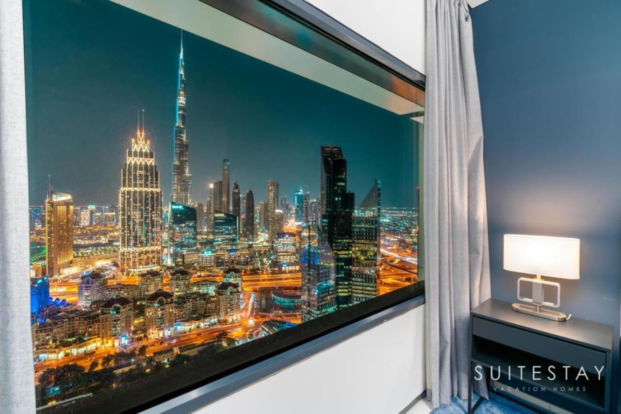 Breathtaking Panoramic Burj Khalifa Skyline View Suite Дубай Экстерьер фото